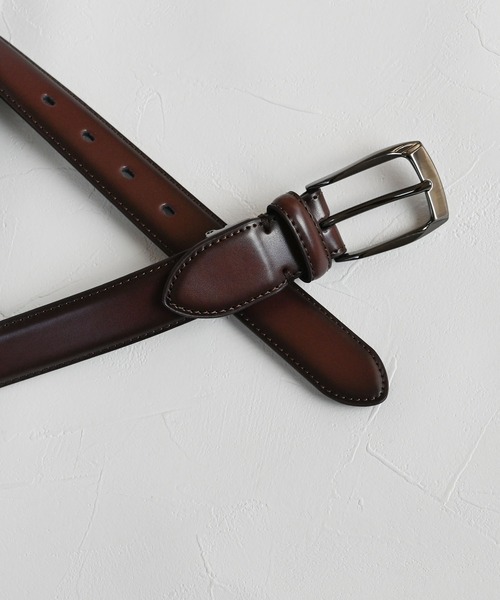 An+u（アンユー）の「グラデーションレザーベルト（ベルト・メンズ・ブラック/グレー/ネイビー/ベージュ/ブラウン・FREE）」の6枚目の写真