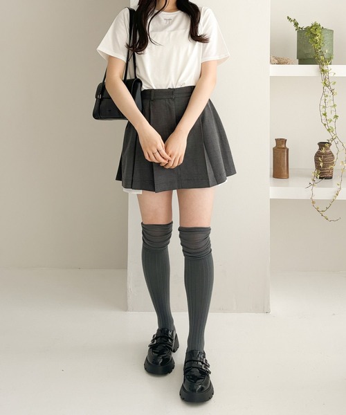 Heather(ヘザー)の「リボンモチーフTEE 110900(Tシャツ/カットソー・レディース・オフホワイト/グレー/ブラック・FREE)」の6枚目の写真