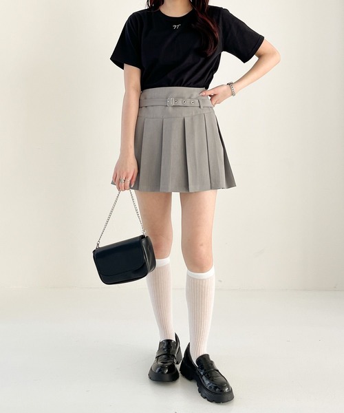 Heather(ヘザー)の「リボンモチーフTEE 110900(Tシャツ/カットソー・レディース・オフホワイト/グレー/ブラック・FREE)」の10枚目の写真