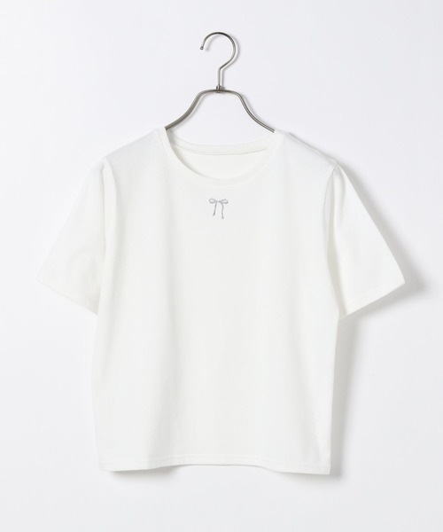 Heather(ヘザー)の「リボンモチーフTEE 110900(Tシャツ/カットソー・レディース・オフホワイト/グレー/ブラック・FREE)」の17枚目の写真