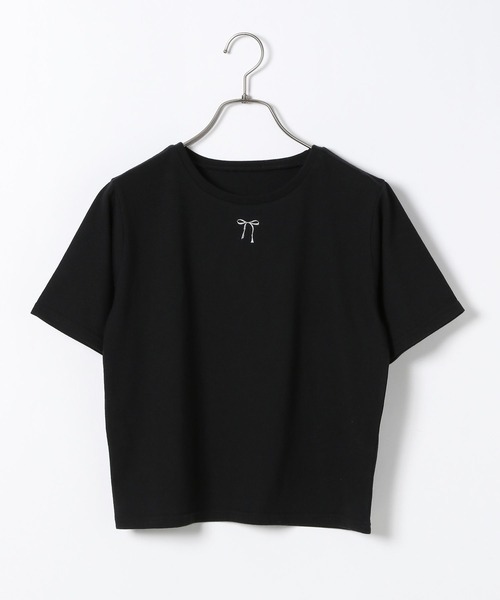 Heather(ヘザー)の「リボンモチーフTEE 110900(Tシャツ/カットソー・レディース・オフホワイト/グレー/ブラック・FREE)」の18枚目の写真