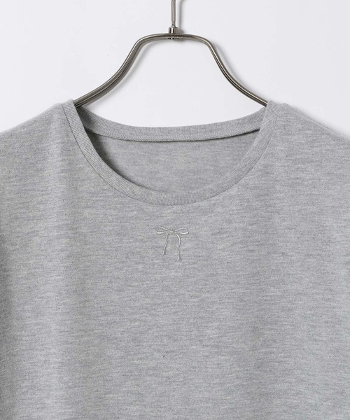 Heather(ヘザー)の「リボンモチーフTEE 110900(Tシャツ/カットソー・レディース・オフホワイト/グレー/ブラック・FREE)」の20枚目の写真