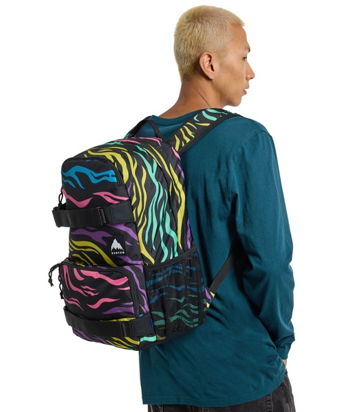 BURTON(バートン)の「Treble Yell 21L バックパック(バックパック/リュック・レディース・マルチ/ライトグレー/レインボー・FREE)」の5枚目の写真