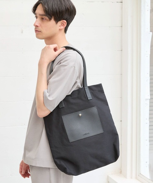 クロスパッチ　レザー　ブラック トートバッグ　ミリタリー　キャンバス　再構築 クロスパッチ レザー ブラック トートバッグ ミリタリー キャンバス 再