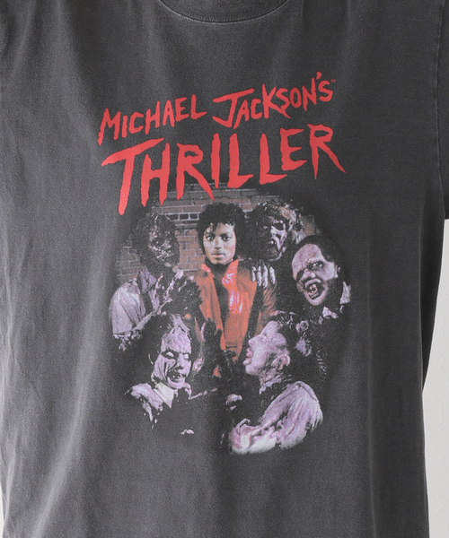 GOOD ROCK SPEED(グッドロックスピード)の「【GOOD ROCK SPEED / グッドロックスピード】MICHAEL JACKSON THRILLER:Tシャツ(Tシャツ/カットソー・レディース・チャコールグレー・FREE)」の10枚目の写真