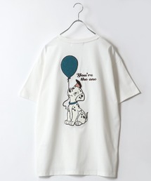 Disney（ディズニー）キャラクター刺繍・サガラ刺繍・ラインストーン半袖Tシャツ レディース/ミッキーマウス/くまのプーさん/101匹わんちゃん