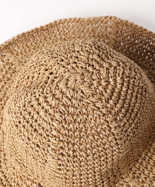 FOREVER 21（フォーエバー トゥエンティーワン）の「【2024SS】ワイドブリムハット（ハット・レディース・ホワイト/ベージュ・FREE）」の6枚目の写真