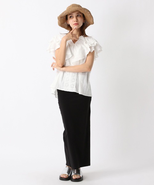 2025s/s ワイドブリムハット　オフホワイト ワイドブリムハット(F OFF WHITE): グッズ │ ETRE TOKYO