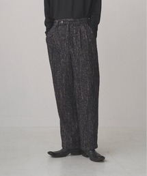 LOOP TWEED TAPERED PANTS