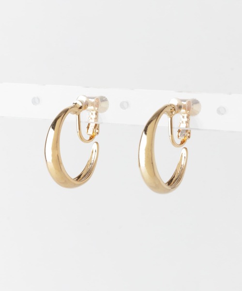 URBAN RESEARCH ROSSO WOMEN（アーバンリサーチ　ロッソ）の「ミニフープイヤリング（イヤリング・レディース・ゴールド・FREE）」の2枚目の写真