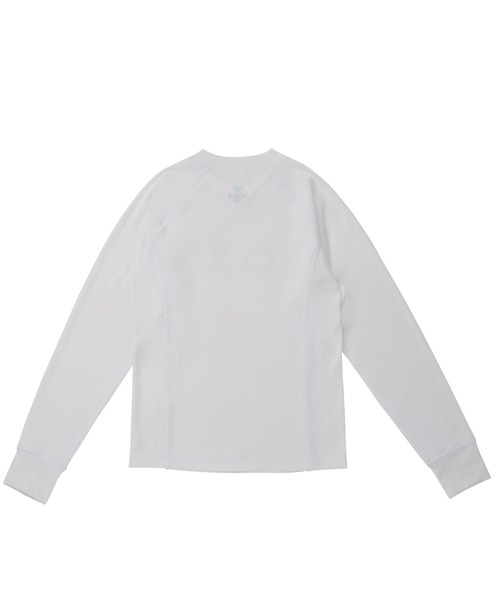 ROXY（ロキシー）の「MINI SIMPLY BOTANICA/ロキシーキッズ長袖ラッシュガード(水着）（ラッシュガード・キッズ・パープル/ホワイト/ブラック・150/140/130/120/110/100）」の6枚目の写真