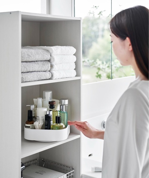 BIRTHDAY BAR（バースデイバー）の「tower 回転式収納ラック スクエア（キッチン収納・レディース・ホワイト・フリー）」の12枚目の写真