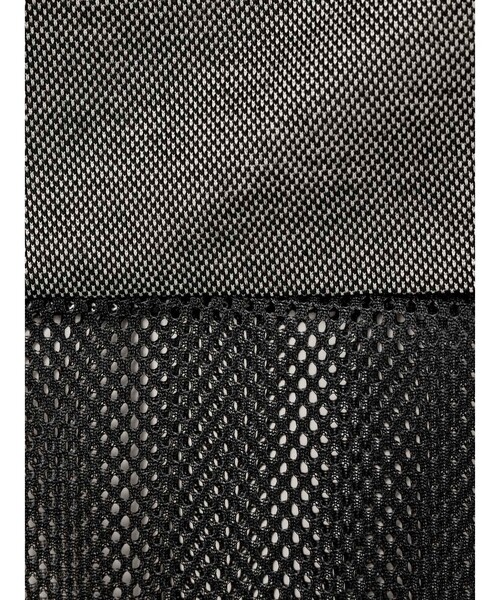 mizuiroind（ミズイロインド）の「mizuiro ind メッシュワイドワンピース（ワンピース・レディース・グレー/ブラック・FREE）」の4枚目の写真