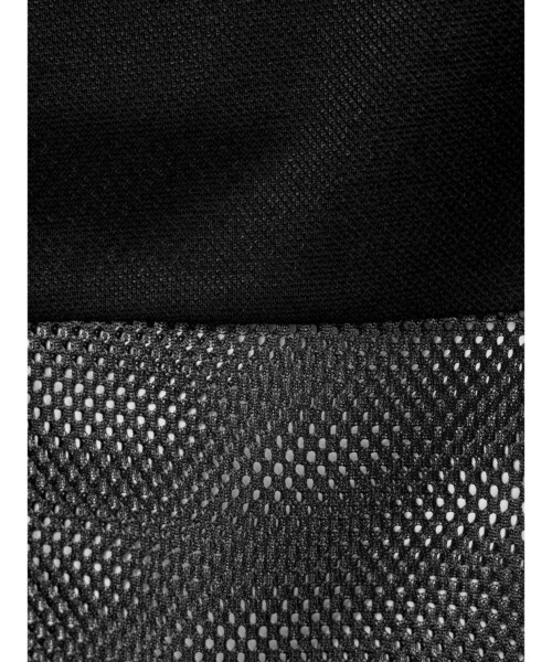 mizuiroind（ミズイロインド）の「mizuiro ind メッシュワイドワンピース（ワンピース・レディース・グレー/ブラック・FREE）」の5枚目の写真