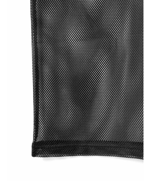 mizuiroind（ミズイロインド）の「mizuiro ind メッシュワイドワンピース（ワンピース・レディース・グレー/ブラック・FREE）」の16枚目の写真