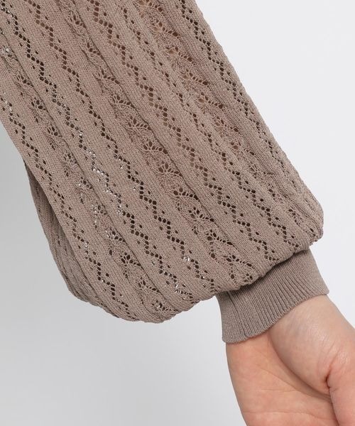 mysty woman（ミスティウーマン）の「サマーカーデアンサンブル　121010（カーディガン/ボレロ・レディース・アイボリー/ブラウン/オレンジ・FREE）」の16枚目の写真