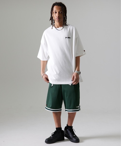 FUBU( フブ)の「FUBU フブ ブランド クラシック 筆記体 ロゴ クラック プリント 刺繍 アメカジ 半袖 Tシャツ ティーシャツ(Tシャツ/カットソー・メンズ・オフホワイト/スミクロ/カモフラージュ・XXL/XL/L/M)」の8枚目の写真
