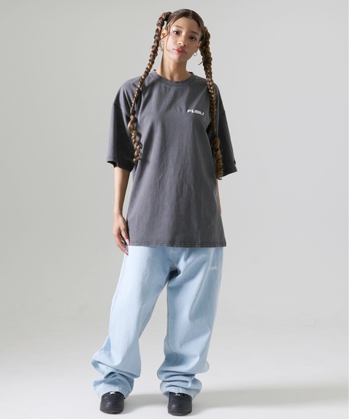FUBU( フブ)の「FUBU フブ ブランド クラシック 筆記体 ロゴ クラック プリント 刺繍 アメカジ 半袖 Tシャツ ティーシャツ(Tシャツ/カットソー・メンズ・オフホワイト/スミクロ/カモフラージュ・XXL/XL/L/M)」の19枚目の写真