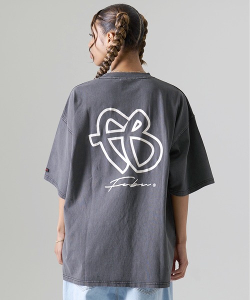 FUBU( フブ)の「FUBU フブ ブランド クラシック 筆記体 ロゴ クラック プリント 刺繍 アメカジ 半袖 Tシャツ ティーシャツ(Tシャツ/カットソー・メンズ・オフホワイト/スミクロ/カモフラージュ・XXL/XL/L/M)」の18枚目の写真