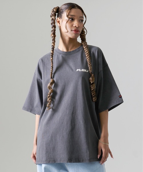 FUBU( フブ)の「FUBU フブ ブランド クラシック 筆記体 ロゴ クラック プリント 刺繍 アメカジ 半袖 Tシャツ ティーシャツ(Tシャツ/カットソー・メンズ・オフホワイト/スミクロ/カモフラージュ・XXL/XL/L/M)」の17枚目の写真