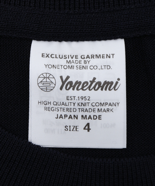Yonetomi（ヨネトミ）の「米富繊維 / Yonetomi SILK KNIT TEE（ニット