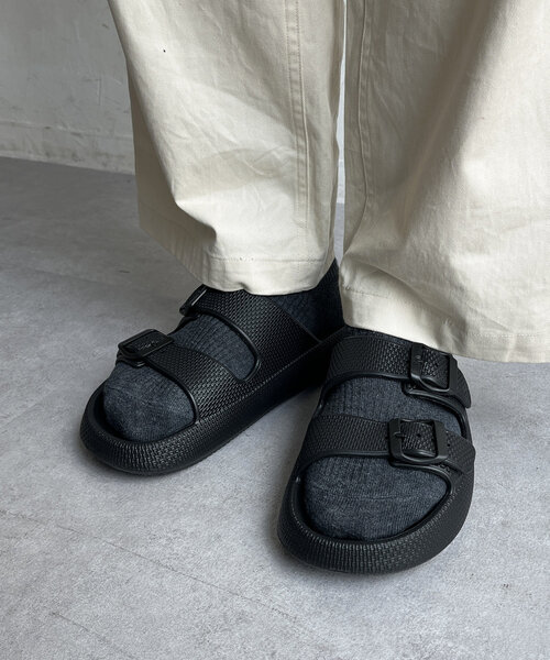 CPCM（シーピーシーエム）の「EVA2ベルトサンダル（サンダル・レディース・グレー/ブラック/オレンジ/ベージュ・LARGE/MEDIUM/SMALL/X-SMALL）」の2枚目の写真