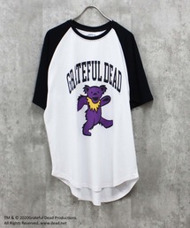 SHISKY（シスキー）の「GRATEFUL DEAD　グレイトフルデッド　オーバーサイズ　ヘム　半袖Tシャツ（Tシャツ/カットソー）」