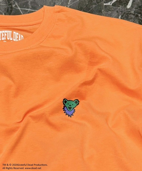 Grateful Dead(グレイトフルデッド)の「GRATEFUL DEAD グレイトフルデッド オーバーサイズ ヘム 半袖Tシャツ(Tシャツ/カットソー・メンズ・チャコール/ベージュ/パープル/オレンジ/ホワイト系/ブラック/オフホワイト/ダークグリーン・M/L/XL)」の10枚目の写真