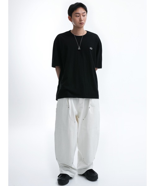 OY（オーワイ）の「『OY/オーワイ』 S.L PATCH T/S.Lパッチ 半袖Tシャツ（Tシャツ/カットソー・レディース・ブラック/ホワイト・M/S/L）」の19枚目の写真