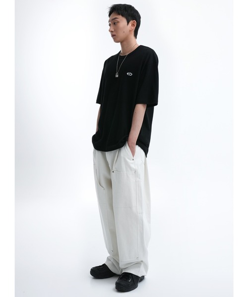 OY（オーワイ）の「『OY/オーワイ』 S.L PATCH T/S.Lパッチ 半袖Tシャツ（Tシャツ/カットソー・レディース・ブラック/ホワイト・M/S/L）」の20枚目の写真