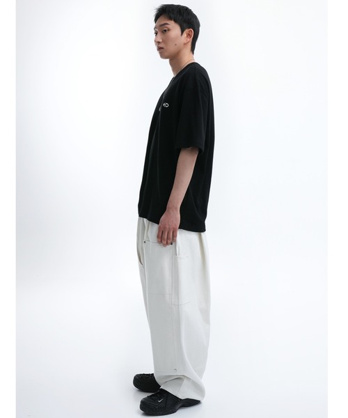 OY（オーワイ）の「『OY/オーワイ』 S.L PATCH T/S.Lパッチ 半袖Tシャツ（Tシャツ/カットソー・レディース・ブラック/ホワイト・M/S/L）」の3枚目の写真