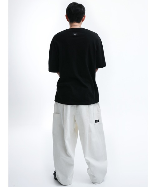 OY（オーワイ）の「『OY/オーワイ』 S.L PATCH T/S.Lパッチ 半袖Tシャツ（Tシャツ/カットソー・レディース・ブラック/ホワイト・M/S/L）」の4枚目の写真