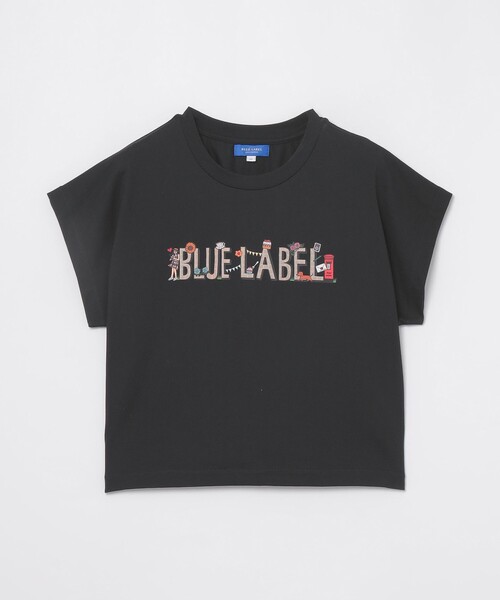新品未使用タグ付クレストブリッジ【クラーク志織コラボベーシッククリア天竺Tシャツ クラーク志織コラボ】ベーシッククリア天竺Tシャツ | ブルー
