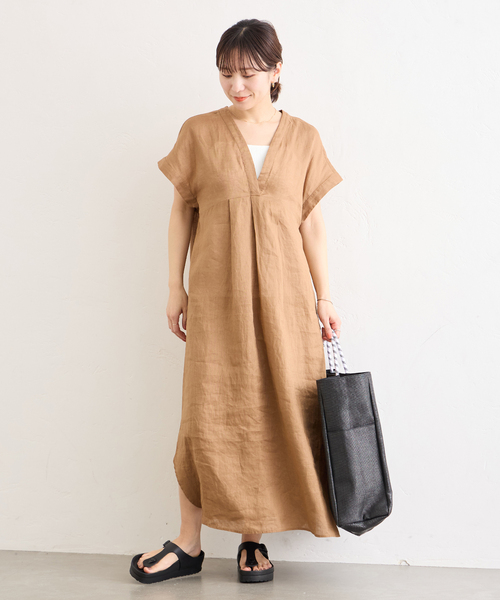 ファッションの JOURNAL STANDARD（ジャーナルスタンダード）の「リネンプル ワンピース
