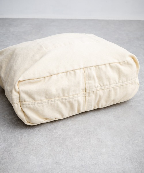 Rocky Monroe（ロッキーモンロー）の「ビックキャンバスショルダーバッグ（ショルダーバッグ・メンズ・カーキ/アイボリー/ブラック・FREE）」の6枚目の写真