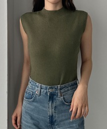 ダークグリーン ノースリーブニット S ZARA グリーン ノースリーブニット S - メルカリ