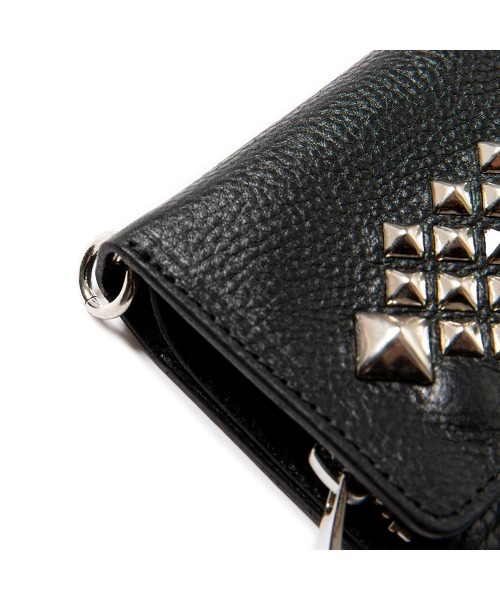 CALEE キャリー STUDS LEATHER LONG WALLET 長財布 CALEE（キャリー）の「STUDS LEATHER LONG WALLET（財布）」 - WEAR