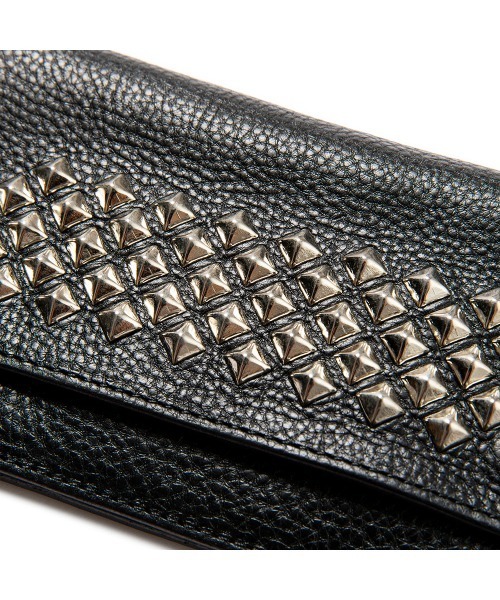 CALEE（キャリー）の「STUDS LEATHER LONG WALLET（財布）」 - WEAR