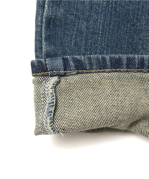 HYSTERIC MINI(ヒステリックミニ)の「HAPPY MINI TOKYO STYLES サロペット(9分丈)(サロペット/オーバーオール・キッズ・インディゴブルー・100/120/110)」の7枚目の写真