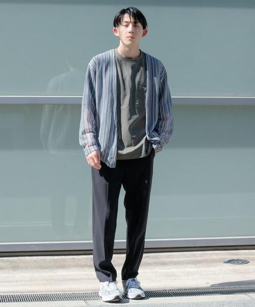 ITEMS URBANRESEARCH(アイテムズ アーバンリサーチ)の「バルファレース ミックスカラー カーディガン(カーディガン/ボレロ・メンズ・ブルー/ホワイト/イエロー・LARGE/MEDIUM)」の9枚目の写真