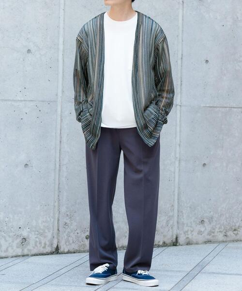 ITEMS URBANRESEARCH(アイテムズ アーバンリサーチ)の「バルファレース ミックスカラー カーディガン(カーディガン/ボレロ・メンズ・ブルー/ホワイト/イエロー・LARGE/MEDIUM)」の15枚目の写真