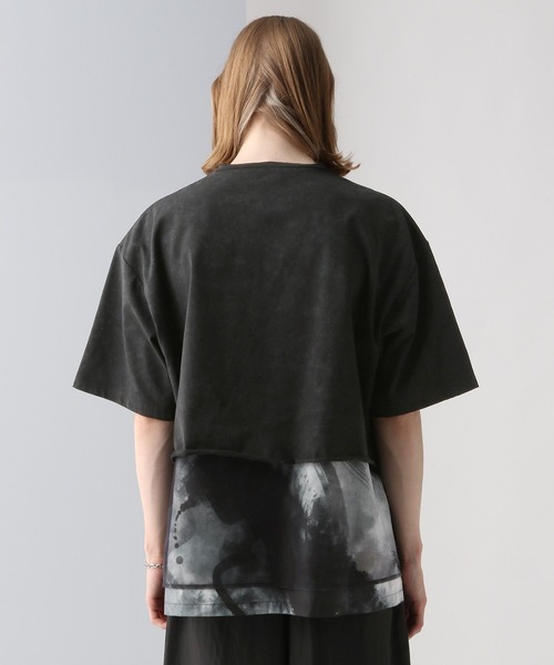 HARE(ハレ)の「【万美&CHINPAN×HARE】レイヤードカット(HARE)(Tシャツ/カットソー・メンズ・ブラック・FREE)」の8枚目の写真