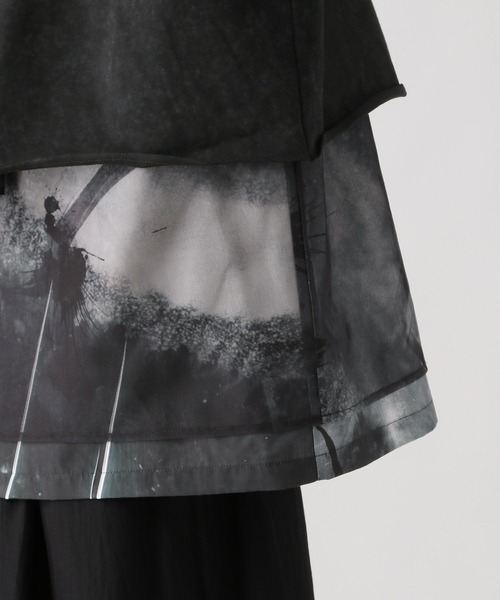 HARE(ハレ)の「【万美&CHINPAN×HARE】レイヤードカット(HARE)(Tシャツ/カットソー・メンズ・ブラック・FREE)」の11枚目の写真