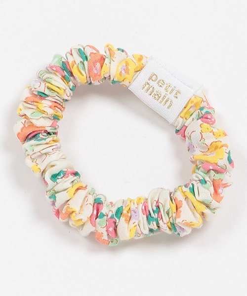 petit main(プティマイン)の「花柄ミニシュシュ(その他ヘアアクセサリー・キッズ・クリーム/エメラルド/レッド/イエロー/ピンク・FREE)」の2枚目の写真