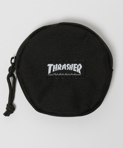 THRASHER（スラッシャー）の「THRASHER/スラッシャー Circle Multi Case マルチケース カラビナ付 2026新作 再入荷（ポーチ・メンズ・ブラック系1/ブラック系2/レオパード・FREE）」の11枚目の写真