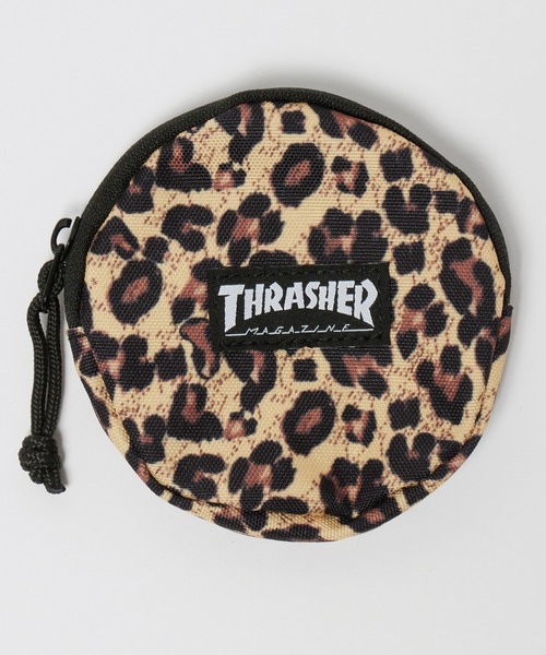THRASHER（スラッシャー）の「THRASHER/スラッシャー Circle Multi Case マルチケース カラビナ付 2026新作 再入荷（ポーチ・メンズ・ブラック系1/ブラック系2/レオパード・FREE）」の13枚目の写真