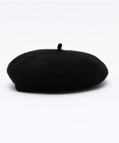 salut!（サリュ!）の「ｳｰﾙMIXﾍﾞﾚｰ帽（ハンチング/ベレー帽・レディース・オレンジ/ネイビー/ベージュ/ブラック/ライトグレー/ダークグレー・FREE）」の2枚目の写真