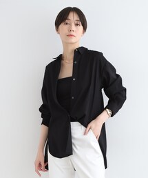 INDIVI | 【洗える】大人シアーオーバーシャツ(シャツ/ブラウス)