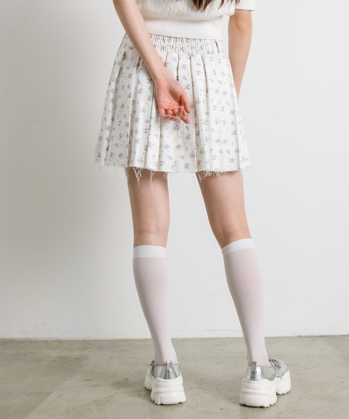 OLIVE des OLIVE(オリーブデオリーブ)の「ダブルリボンプリーツスカート(スカート・レディース・ブルー/ブラック系その他/グレイッシュベージュ/その他・FREE)」の10枚目の写真