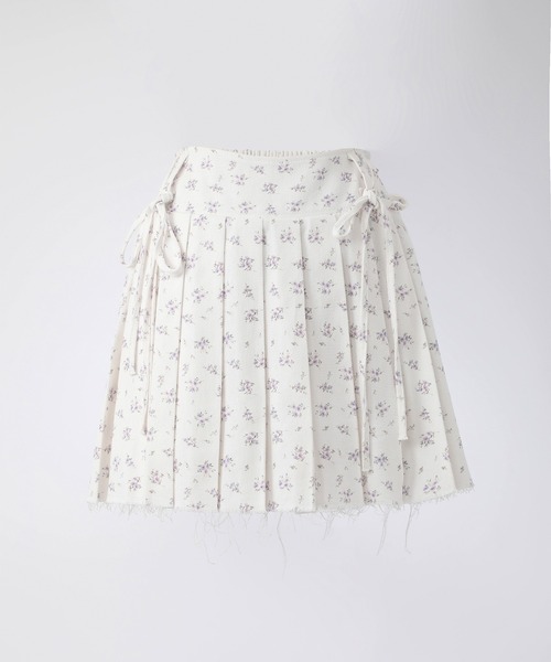 OLIVE des OLIVE(オリーブデオリーブ)の「ダブルリボンプリーツスカート(スカート・レディース・ブルー/ブラック系その他/グレイッシュベージュ/その他・FREE)」の17枚目の写真